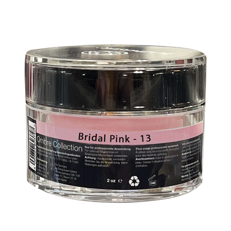 BLAZING STAR OMBRE POWDER - ACRYLIC - Bridal Pink 2oz  #F13