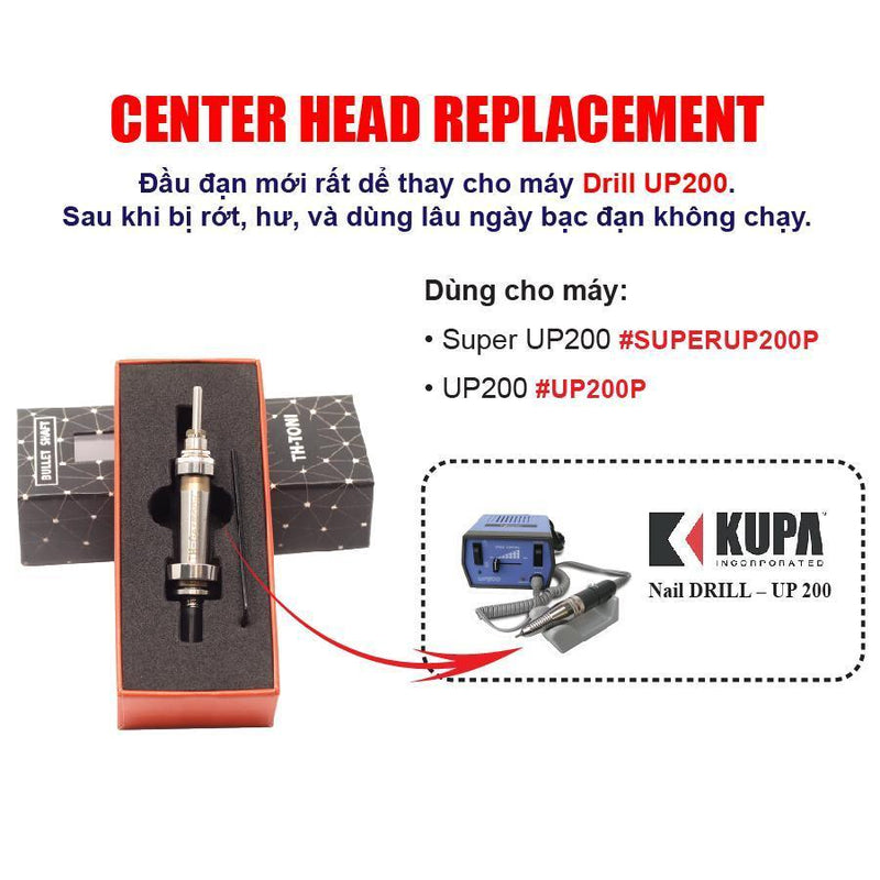 CENTER HEAD REPLACEMENT DRILL UP200