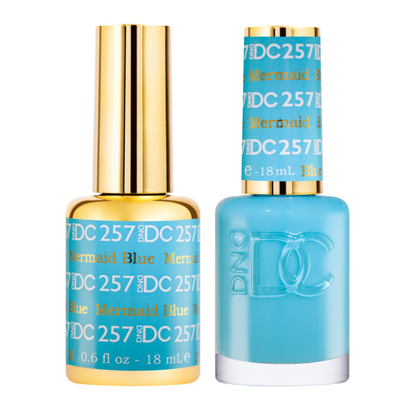 DC257 - Matching Gel & Nail Polish - MERMAID BLUE 0.5oz