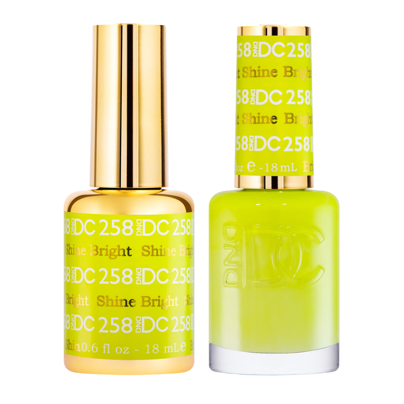 DC258 - Matching Gel & Nail Polish - Shine Bright