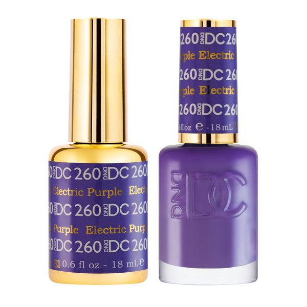 DC260 - Matching Gel & Nail Polish - Electric Purple