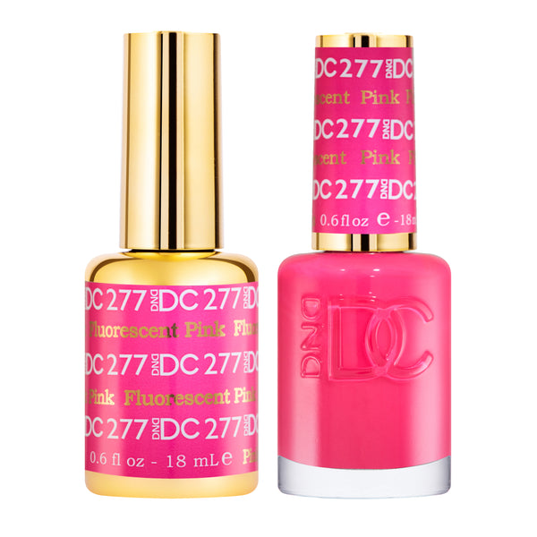DC277 - Matching Gel & Nail Polish - Fluorescent Pink