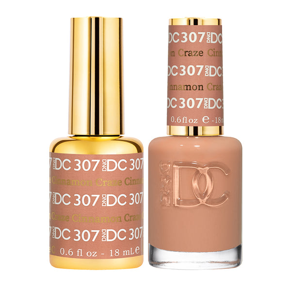 DC307 - Matching Gel & Nail Polish - Cinnamon Craze