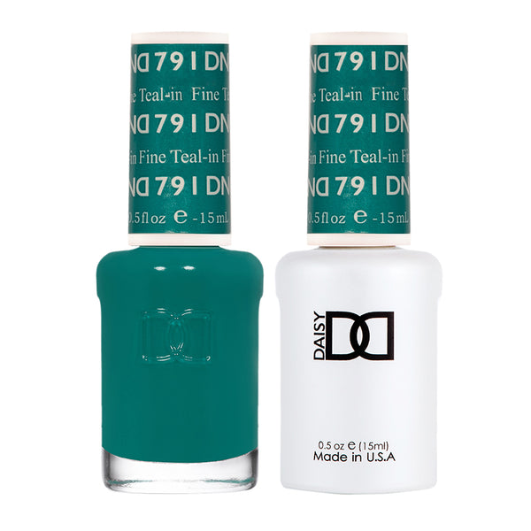 DND791 - Matching Gel & Nail Polish - Teal-in Fine