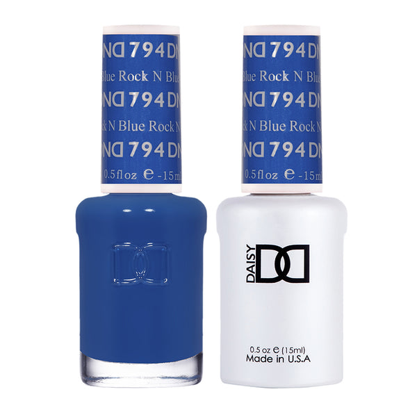 DND794 - Matching Gel & Nail Polish - Rock n Blue
