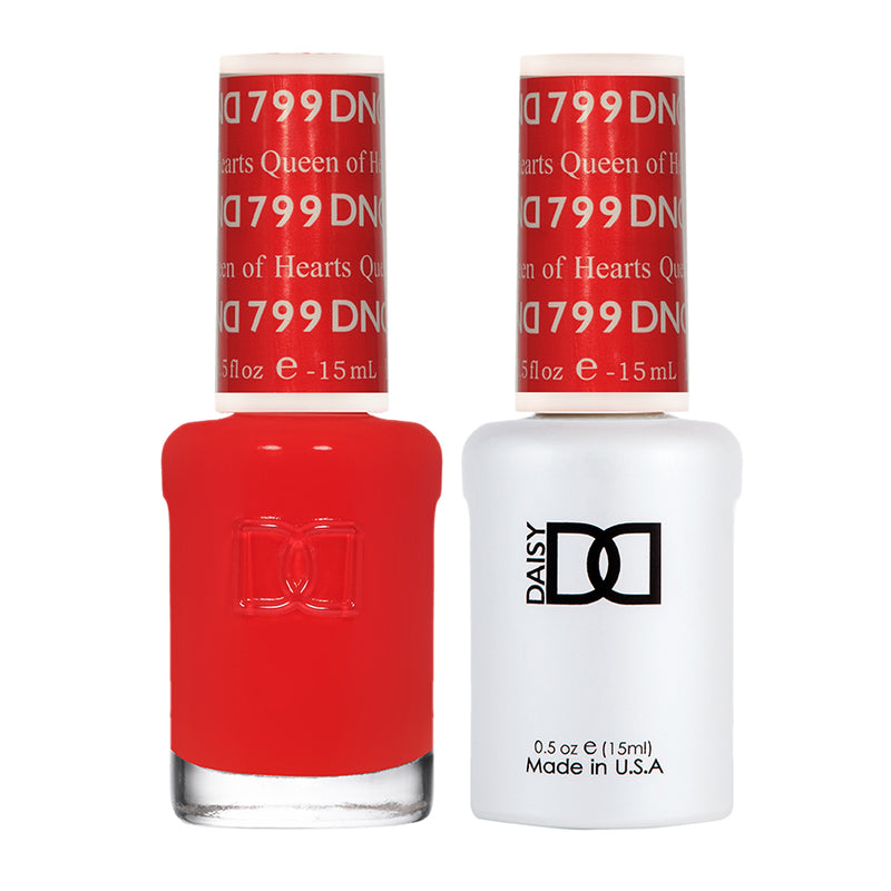 DND799 -  Matching Gel & Nail Polish - Queen of Hearts