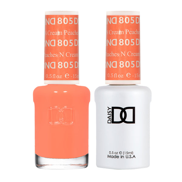 DND805 - Matching Gel & Nail Polish - Peaches n Cream