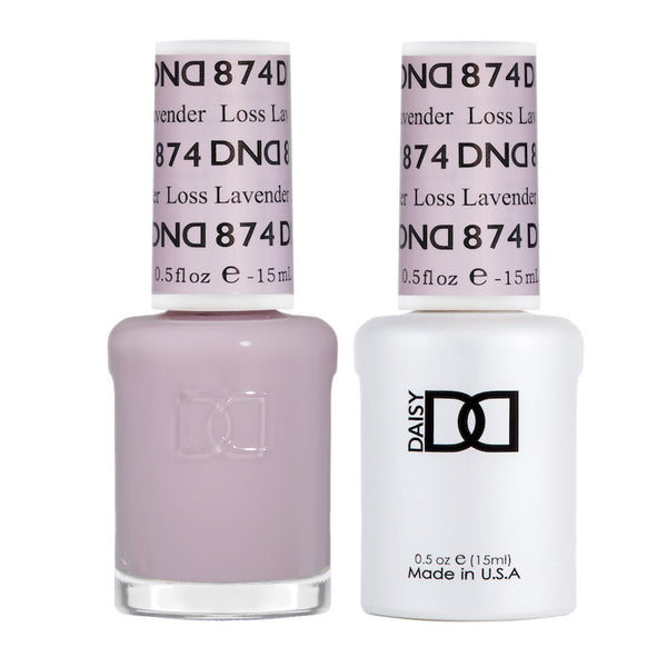 DND874 - Matching Gel & Nail Polish - Loss Lavender