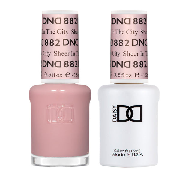DND882 - Matching Gel & Nail Polish - Sheer In The City