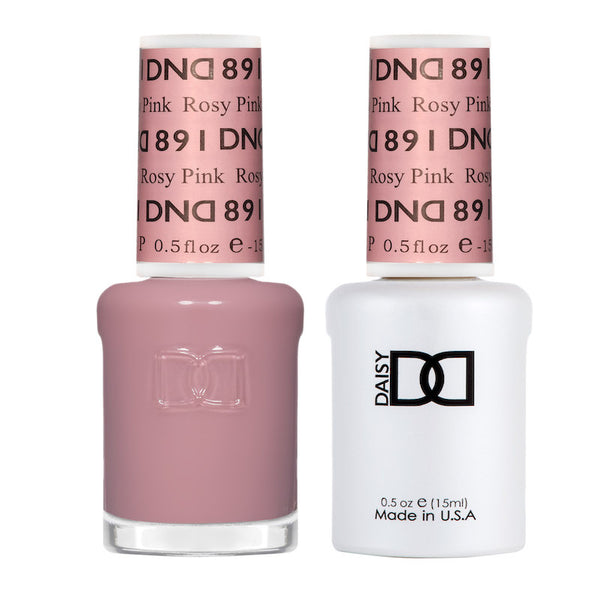 DND891 -  Matching Gel & Nail Polish - Rosy Pink
