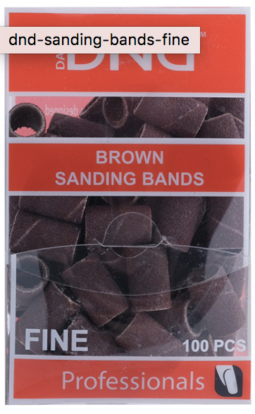 DND - Sanding Band Brown - Fine (100 Pcs)