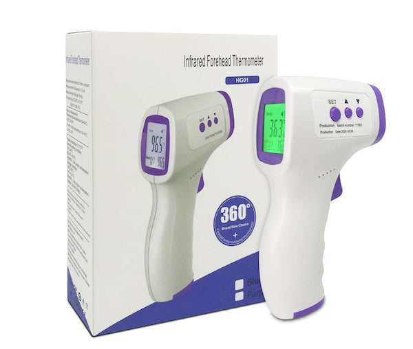 HG01 Non-contact Digital Infrared Forehead Thermometer Temperature Measurement (No Batteries Included)