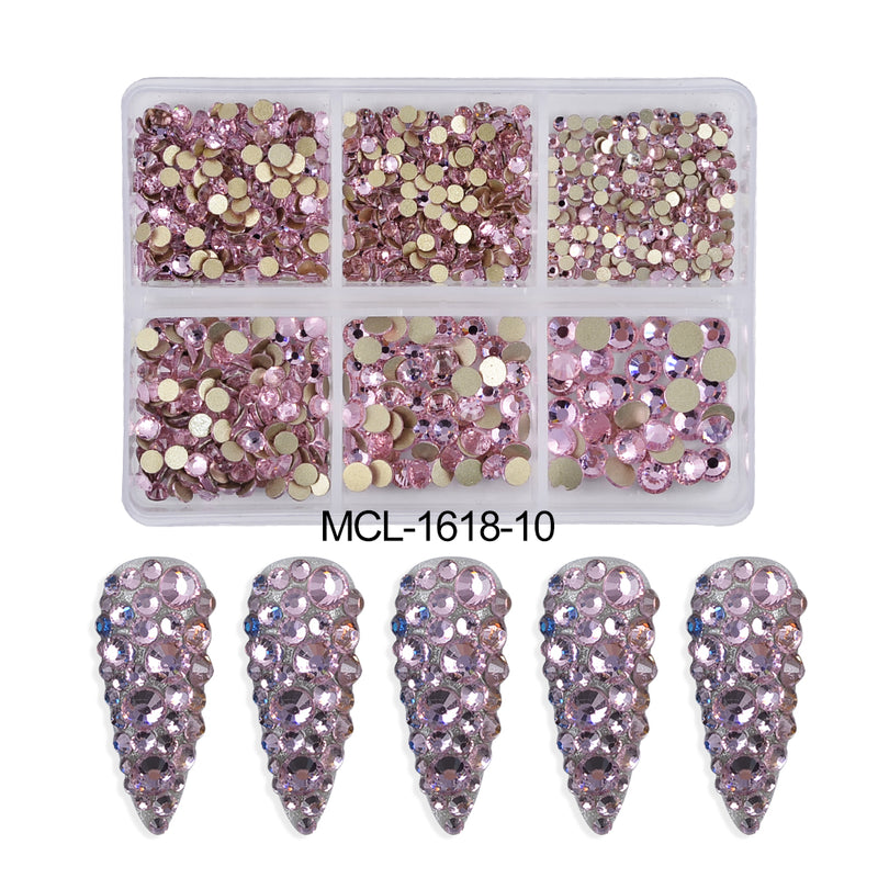 Nail Rhinestone - #MCL-1618-10 (1350pcs - Crystal Pink)