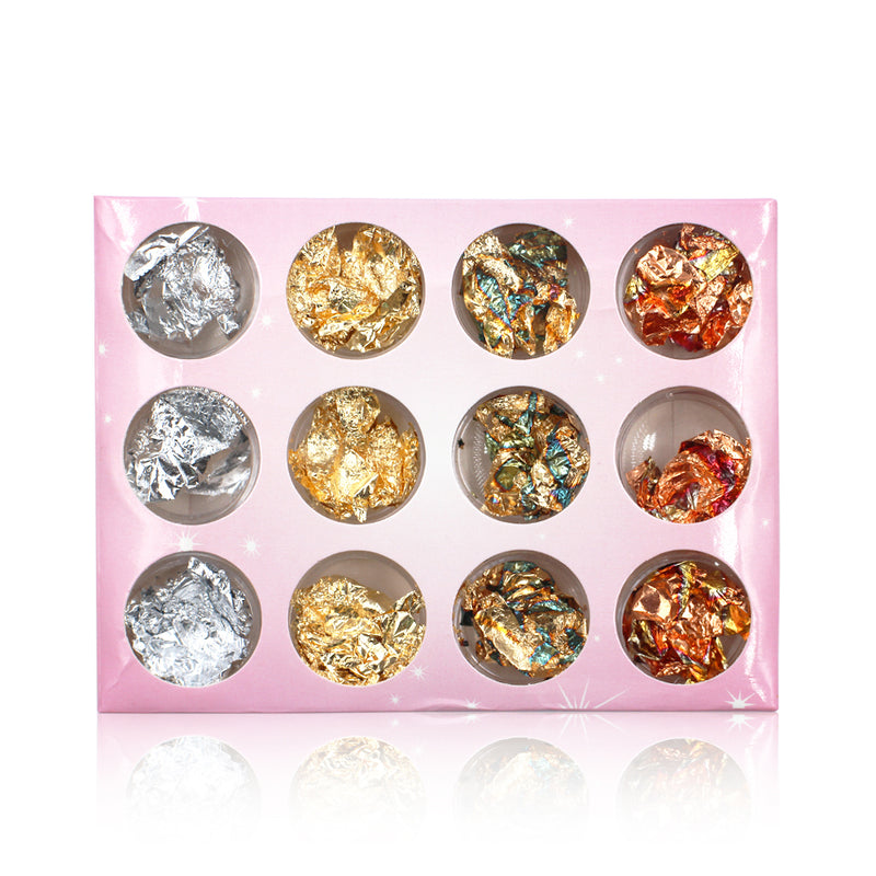 Nail Foils Flakes Box - #MCL-808-02