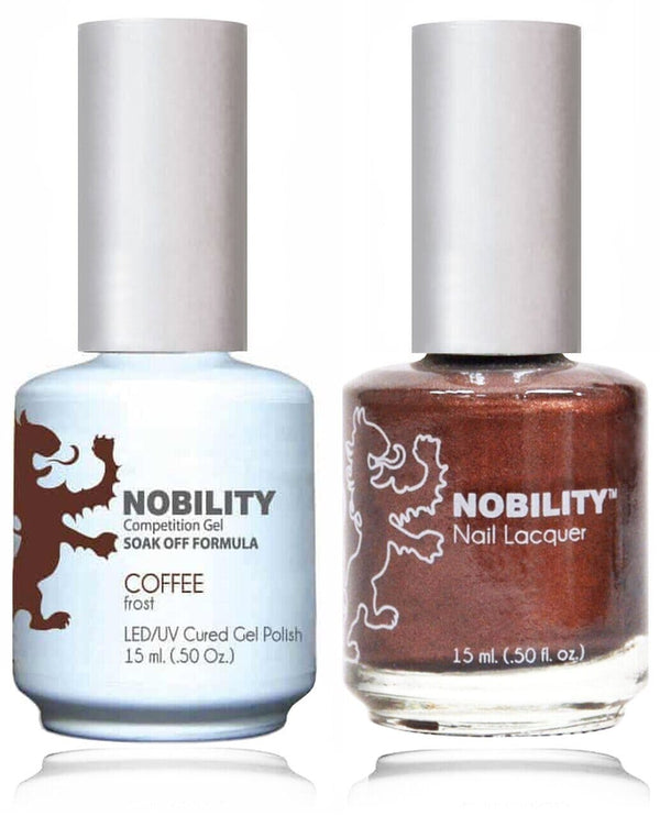 NBCS023 - NOBILITY GEL POLISH & NAIL LACQUER - COFFEE 0.5oz