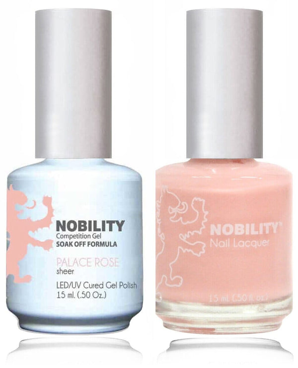 NBCS028 - NOBILITY GEL POLISH & NAIL LACQUER - PALACE ROSE 0.5oz