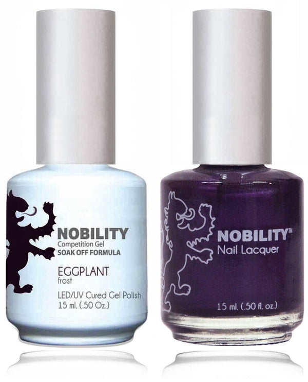 NBCS038 - NOBILITY GEL POLISH & NAIL LACQUER - EGGPLANT 0.5oz