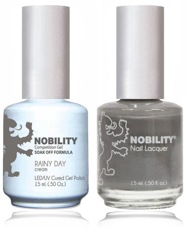 NBCS042 - NOBILITY GEL POLISH & NAIL LACQUER - RAINY DAY 0.5oz