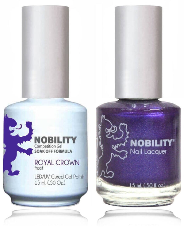 NBCS045 - NOBILITY GEL POLISH & NAIL LACQUER - ROYAL CROWN 0.5oz