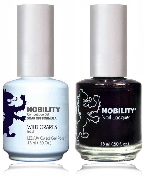 NBCS048 - NOBILITY GEL POLISH & NAIL LACQUER - WILD GRAPES 0.5oz