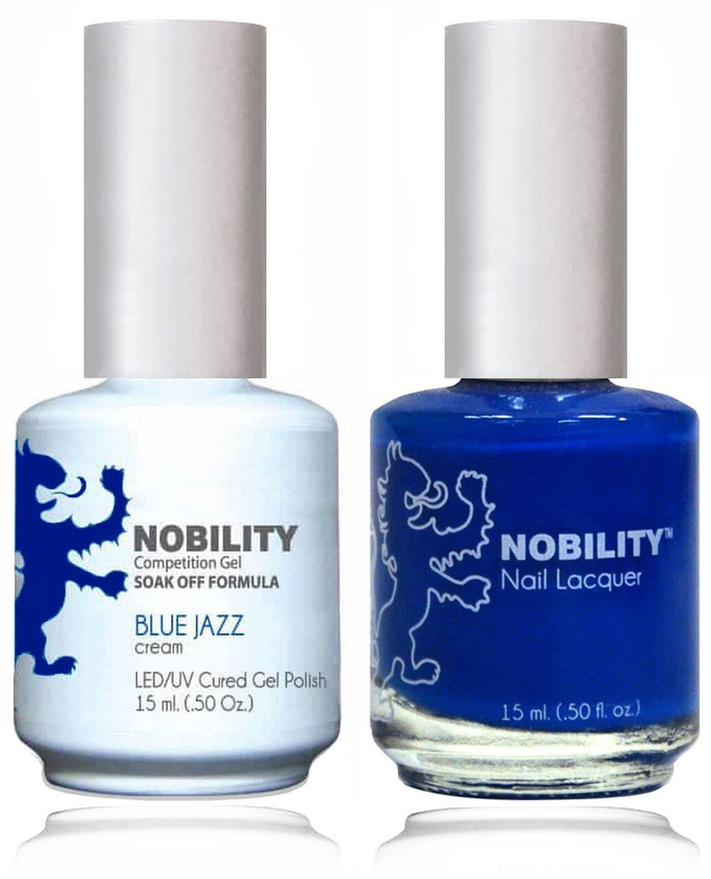 NBCS058 - NOBILITY GEL POLISH & NAIL LACQUER - BLUE JAZZ 0.5oz