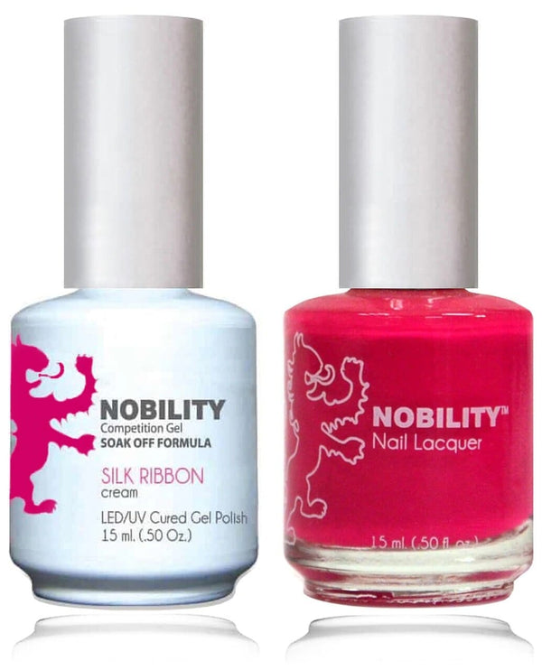 NBCS061 - NOBILITY GEL POLISH & NAIL LACQUER - SILK RIBBON 0.5oz