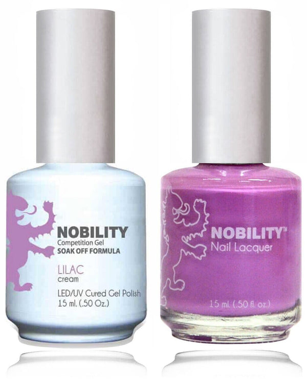 NBCS074 - NOBILITY GEL POLISH & NAIL LACQUER - LILAC 0.5oz