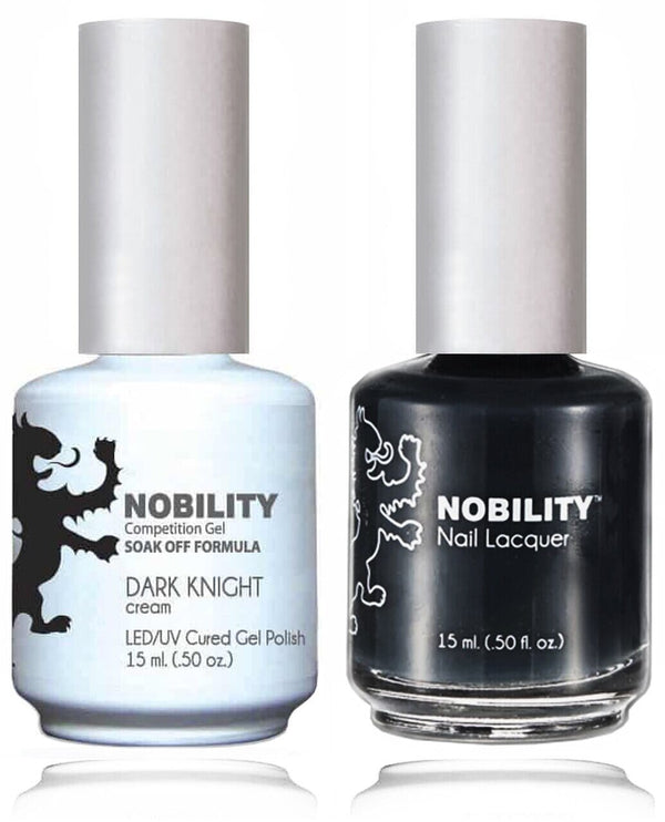 NBCS079 - NOBILITY GEL POLISH & NAIL LACQUER - DARK KNIGHT 0.5oz