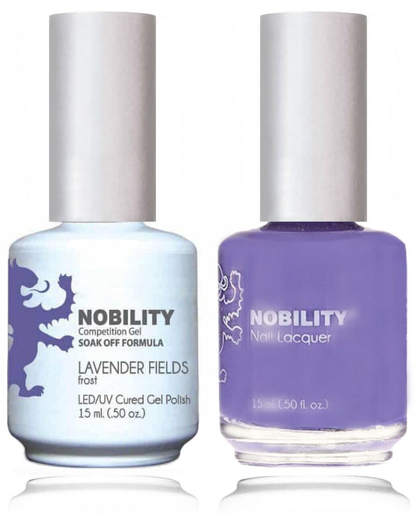 NBCS096 - NOBILITY GEL POLISH & NAIL LACQUER - LAVENDER FIELDS 0.5oz