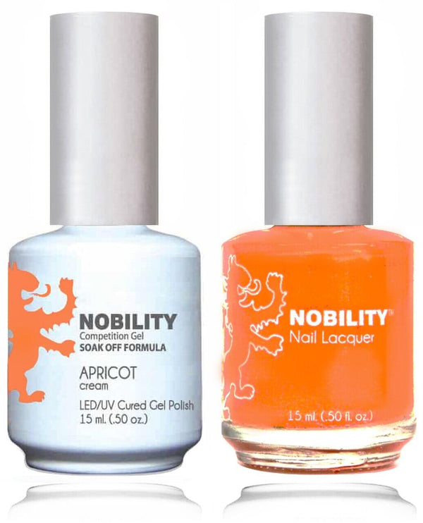 NBCS098 - NOBILITY GEL POLISH & NAIL LACQUER - APRICOT 0.5oz