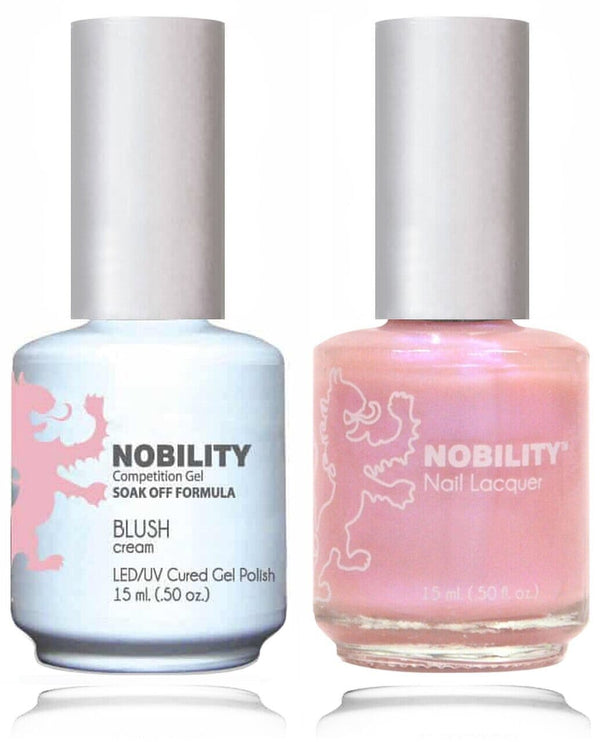 NBCS101 - NOBILITY GEL POLISH & NAIL LACQUER - BLUSH 0.5oz