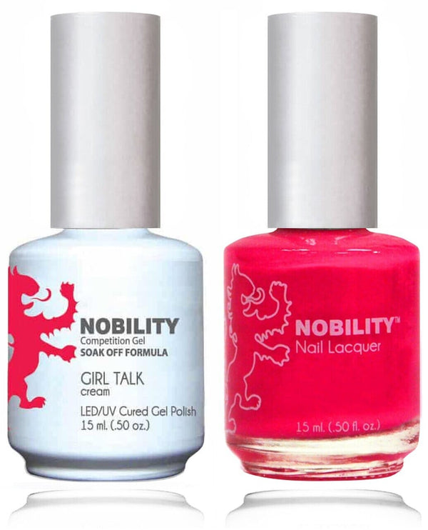 NBCS102 - NOBILITY GEL POLISH & NAIL LACQUER - GIRL TALK 0.5oz