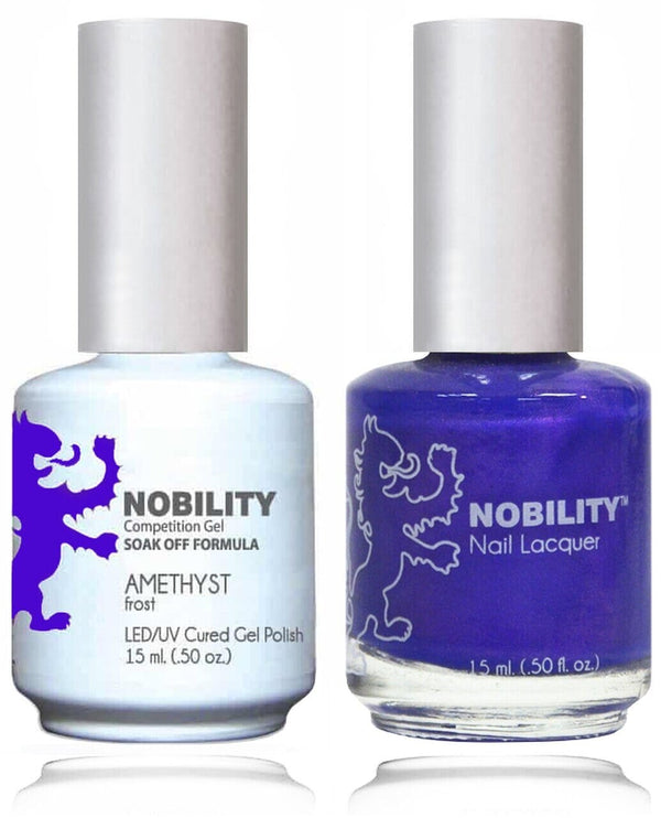 NBCS106 - NOBILITY GEL POLISH & NAIL LACQUER - AMETHYST 0.5oz