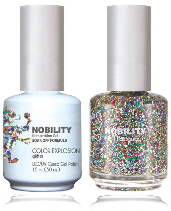 NBCS112 - NOBILITY GEL POLISH & NAIL LACQUER - COLOR EXPLOSION 0.5oz