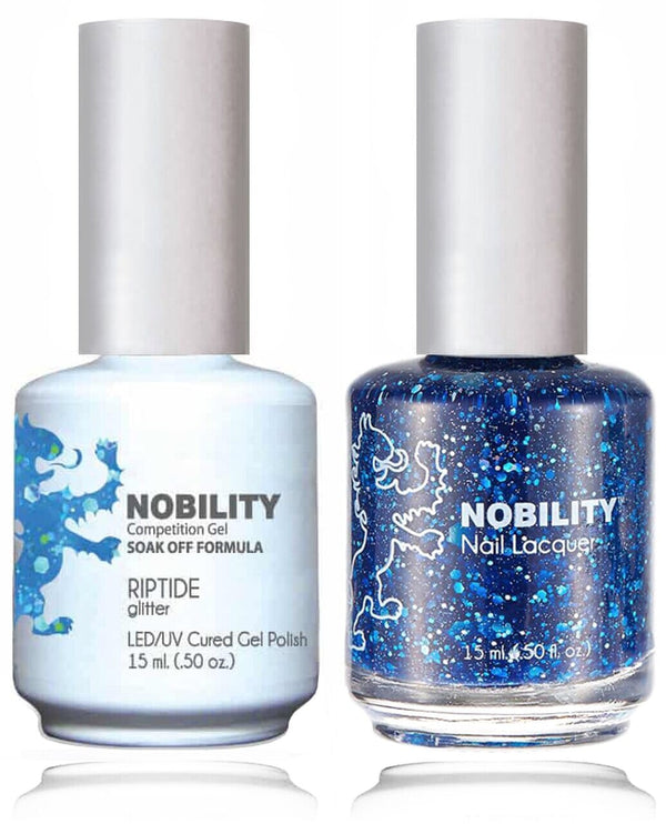 NBCS113 - NOBILITY GEL POLISH & NAIL LACQUER - RIPTIDE 0.5oz
