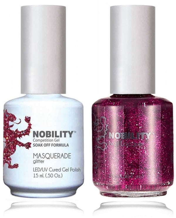 NBCS130 - NOBILITY GEL POLISH & NAIL LACQUER - MASQUERADE 0.5oz