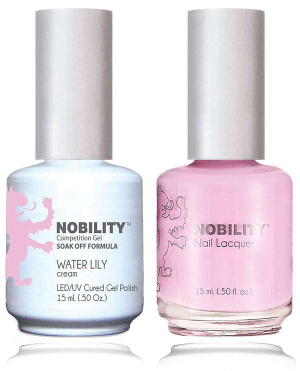 NBCS135 - NOBILITY GEL POLISH & NAIL LACQUER - WATER LILY 0.5oz