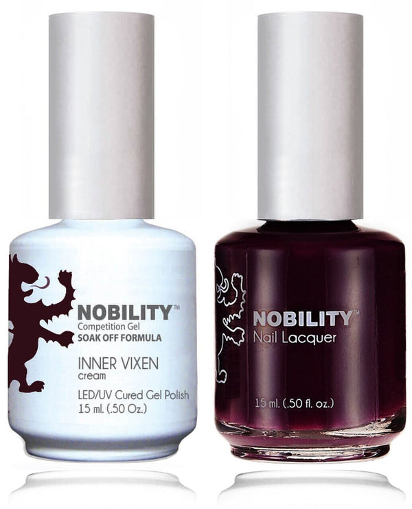 NBCS138 - NOBILITY GEL POLISH & NAIL LACQUER - INNER VIXEN 0.5oz