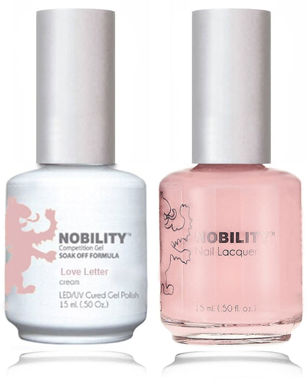 NBCS139 - NOBILITY GEL POLISH & NAIL LACQUER - LOVE LETTER 0.5oz