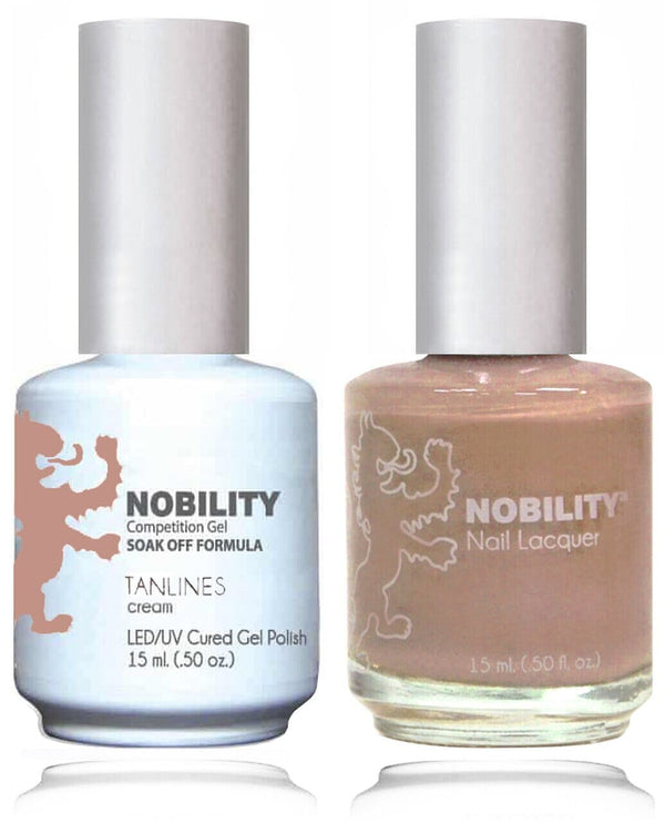 NBCS145 - NOBILITY GEL POLISH & NAIL LACQUER - TANLINES 0.5oz