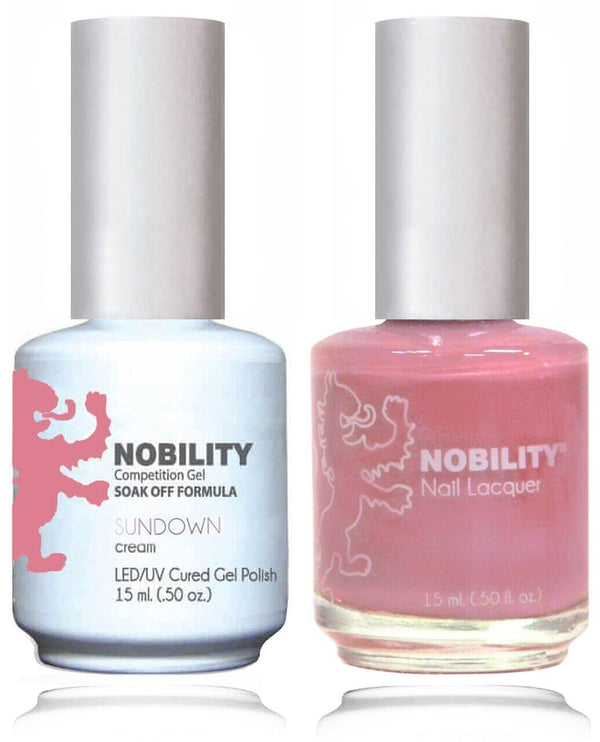 NBCS151 - NOBILITY GEL POLISH & NAIL LACQUER - SUNDOWN 0.5oz