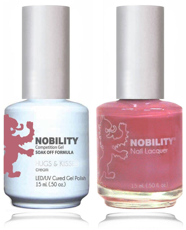 NBCS152 - NOBILITY GEL POLISH & NAIL LACQUER - HUGS & KISSES 0.5oz