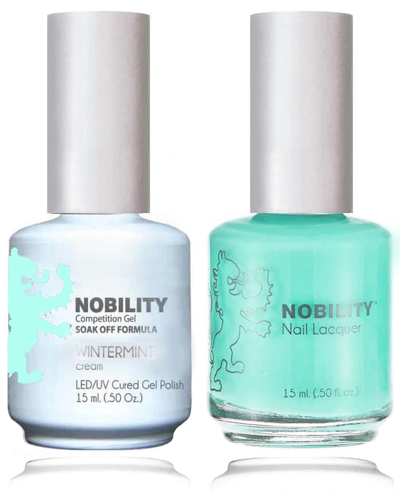 NBCS164 - NOBILITY GEL POLISH & NAIL LACQUER - WINTERMINT 0.5oz