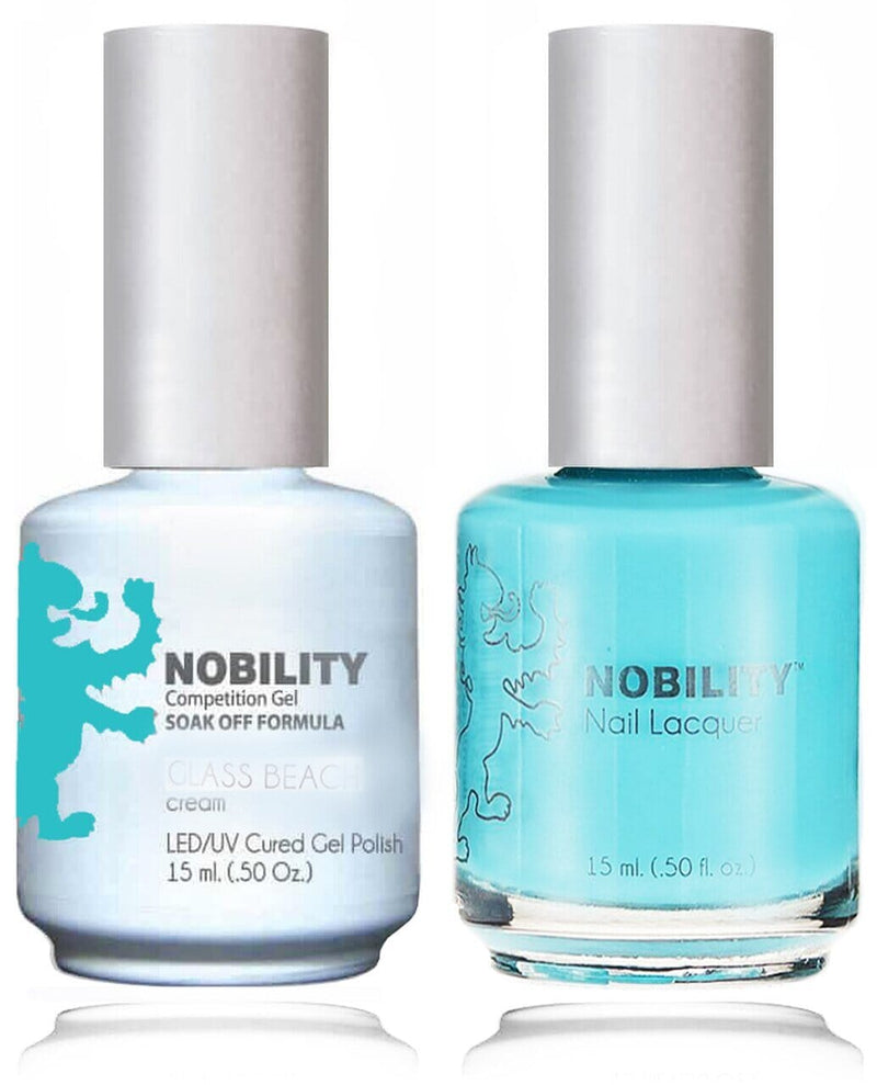 NBCS165 - NOBILITY GEL POLISH & NAIL LACQUER - GLASS BEACH 0.5oz