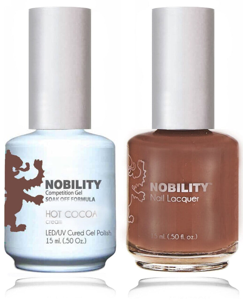 NBCS171 - NOBILITY GEL POLISH & NAIL LACQUER - HOT COCOA 0.5oz