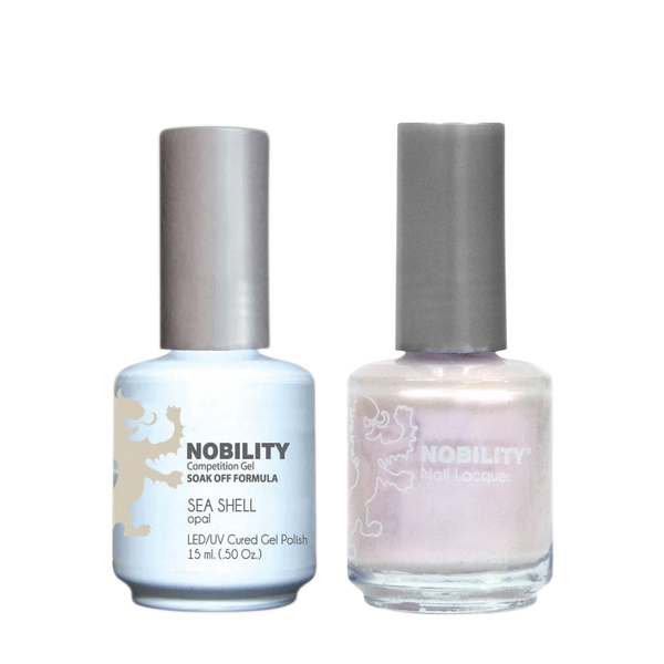 NBCS011 - NOBILITY GEL POLISH & NAIL LACQUER - SEA SHELL 0.5oz