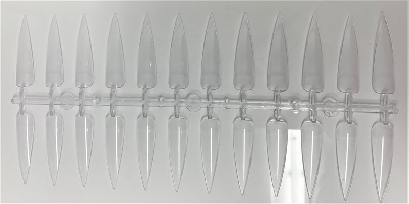 POINTY TIP CLEAR - 24tips (PACK OF 10)