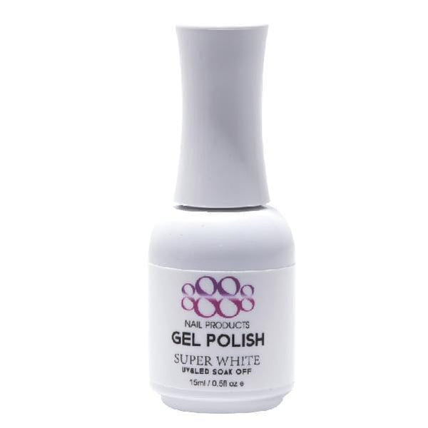 8888 SUPER WHITE GEL COLOR 0.5oz