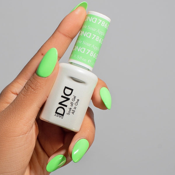 DND786 -  Matching Gel & Nail Polish - Sour Apple