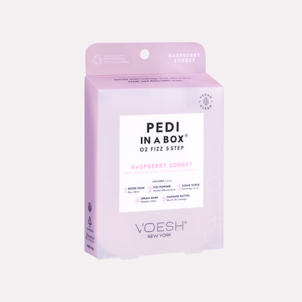 VOESH Pedi in a Box O2 Fizz 5 Step - Rasberry Sorbet